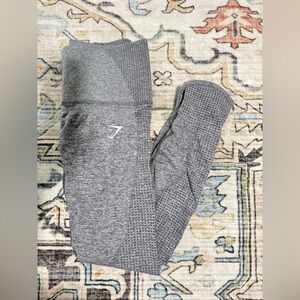 Gymshark Charcoal Textured Leggings